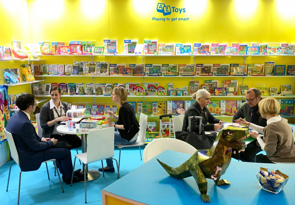AZ Toys stand at Spielwarenmesse 2019