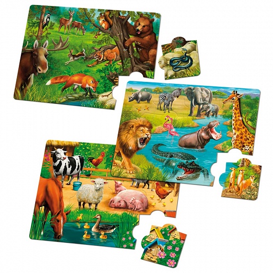 Talking Puzzles 3x9 Animals