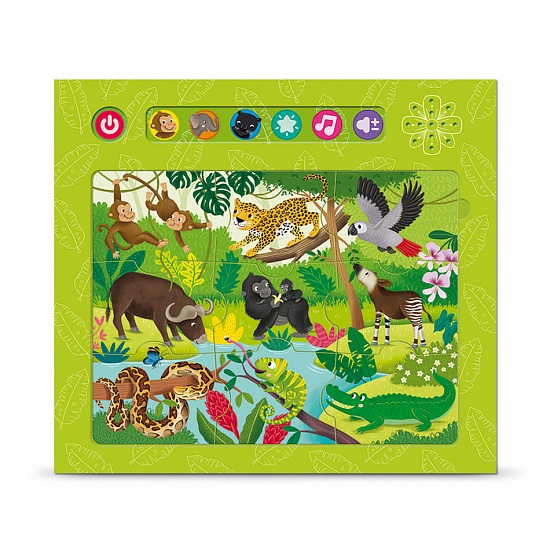 Talking Puzzles 3х9 Jungle Animals