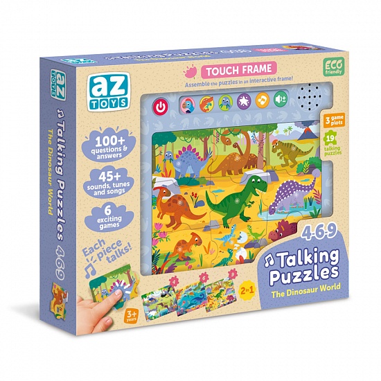 Talking Puzzles 4-6-9 The Dinosaur World